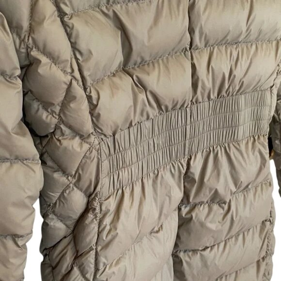 Michael Kors beige packable quilted puffer jacket size M - Picture 5 of 12